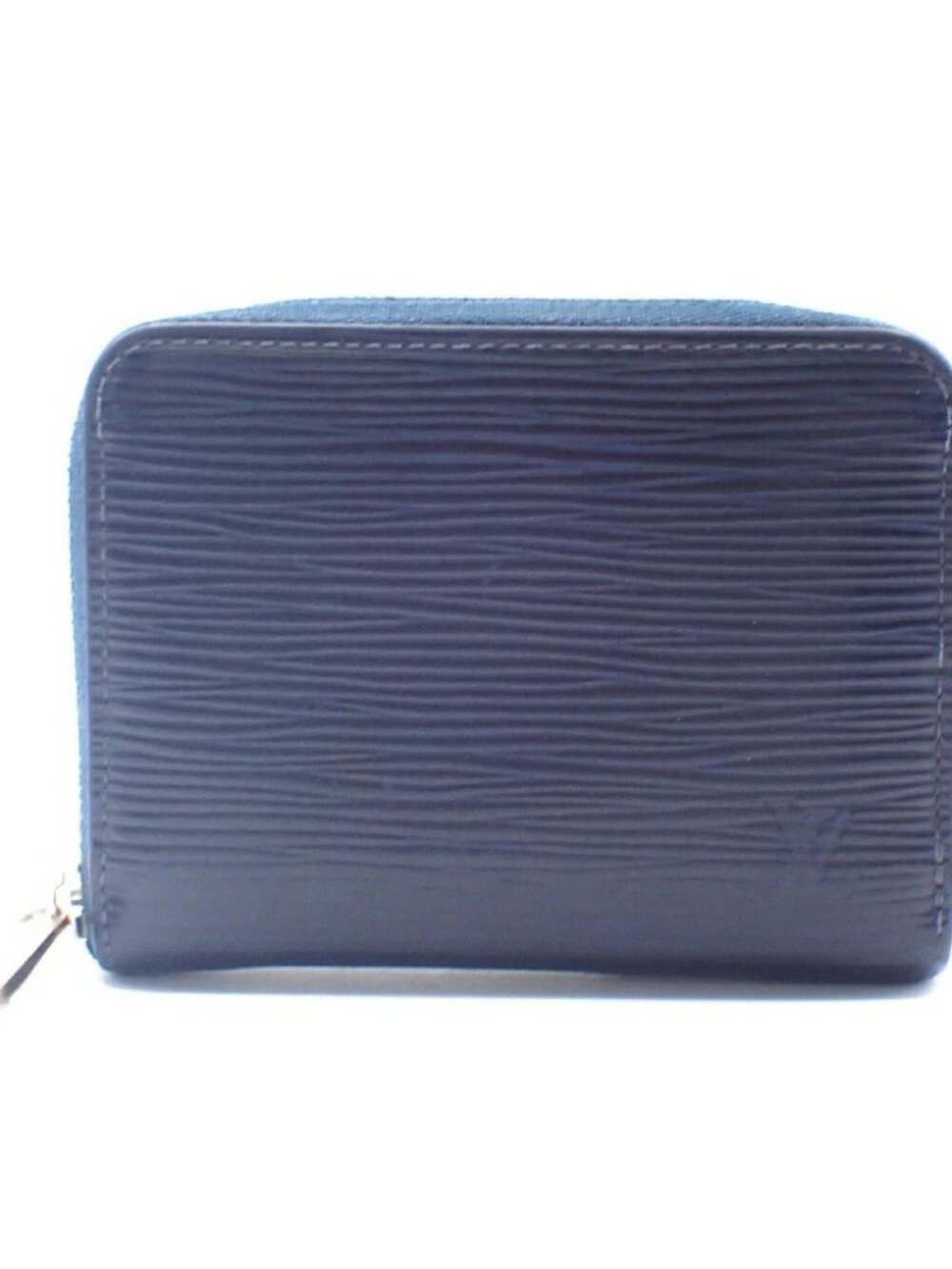 LOUIS VUITTON Zippy Coin Case Compact Wallet Epi Leather Blue M60384 67KC870